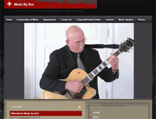 Tablet Screenshot of musicbydoc.com